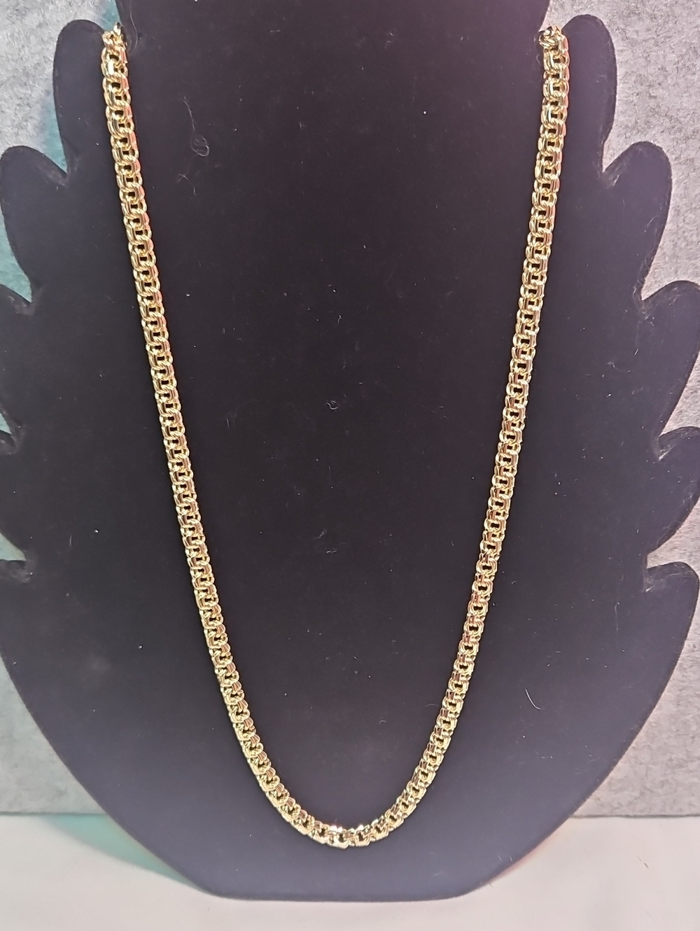 14k Gold Filled 22" Double Cuban Necklace - Women's Jewelry